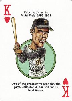 2006 Hero Decks Pittsburgh Pirates Baseball Heroes Playing Cards #K♥ Roberto Clemente Front