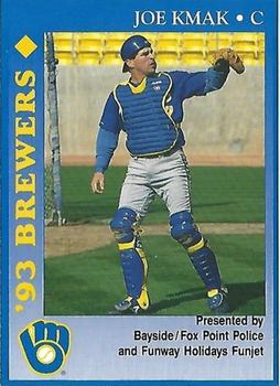 1993 Milwaukee Brewers Police - Bayside / Fox Point Police and Funway Holidays Funjet #NNO Joe Kmak Front