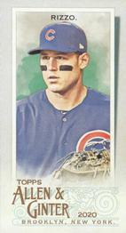 2020 Topps Allen & Ginter - Mini #86 Anthony Rizzo Front