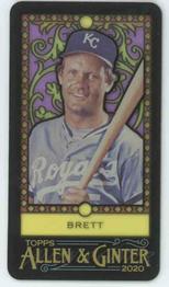 2020 Topps Allen & Ginter - Mini Stained Glass #18 George Brett Front