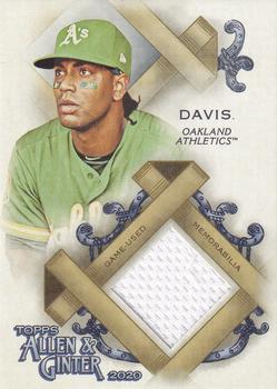 2020 Topps Allen & Ginter - Full-Size Relics A #FSRA-KD Khris Davis Front