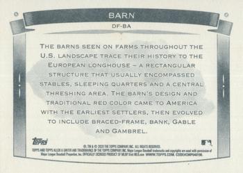 2020 Topps Allen & Ginter - Down on the Farm #DF-BA Barn Back