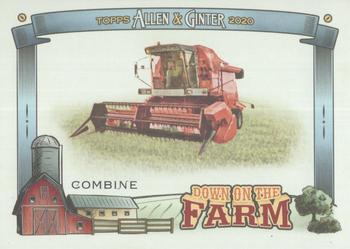 2020 Topps Allen & Ginter - Down on the Farm #DF-CO Combine Front