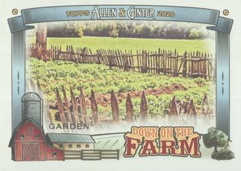 2020 Topps Allen & Ginter - Down on the Farm #DF-G Garden Front