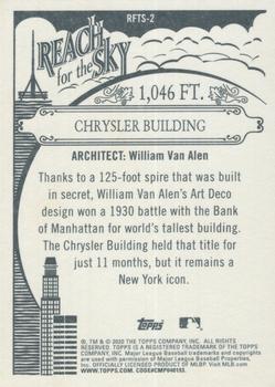 2020 Topps Allen & Ginter - Reach for the Sky #RFTS-2 Chrysler Building Back