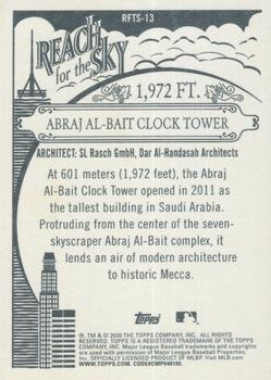 2020 Topps Allen & Ginter - Reach for the Sky #RFTS-13 Abraj Al-Bait Clock Tower Back