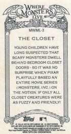 2020 Topps Allen & Ginter - Mini Where Monsters Live #MWML-3 The Closet Back