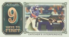 2020 Topps Allen & Ginter - Mini 9 Ways to First #M9WF-8 Catcher's Interference Front