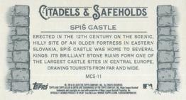 2020 Topps Allen & Ginter - Mini Citadels and Safeholds #MCS-11 Spiš Castle Back