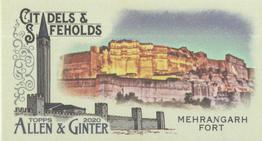 2020 Topps Allen & Ginter - Mini Citadels and Safeholds #MCS-12 Mehrangarh Fort Front