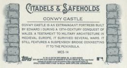 2020 Topps Allen & Ginter - Mini Citadels and Safeholds #MCS-14 Conwy Castle Back