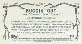 2020 Topps Allen & Ginter - Mini Buggin Out #MBO-1 Ladybird Beetle Back