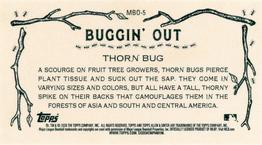 2020 Topps Allen & Ginter - Mini Buggin Out #MBO-5 Thorn Bug Back