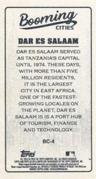 2020 Topps Allen & Ginter - Mini Booming Cities #BC-4 Dar es Salaam Back