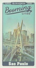 2020 Topps Allen & Ginter - Mini Booming Cities #BC-9 Sao Paulo Front
