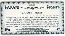 2020 Topps Allen & Ginter - Mini Safari Sights #SS-15 Safari Truck Back