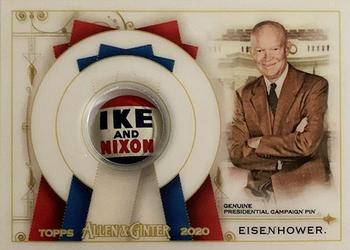 2020 Topps Allen & Ginter - Presidential Pin Relics #FPR-DE Dwight D. Eisenhower Front