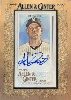 2020 Topps Allen & Ginter - Mini Framed Baseball Autographs #MA-AO Adam Ottavino Front