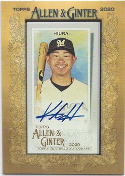 2020 Topps Allen & Ginter - Mini Framed Baseball Autographs #MA-KH Keston Hiura Front