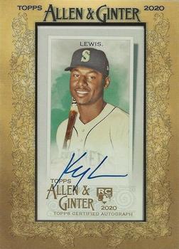 2020 Topps Allen & Ginter - Mini Framed Baseball Autographs #MA-KL Kyle Lewis Front