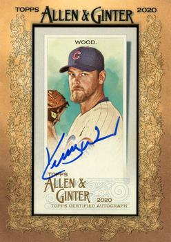 2020 Topps Allen & Ginter - Mini Framed Baseball Autographs #MA-KW Kerry Wood Front
