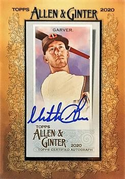 2020 Topps Allen & Ginter - Mini Framed Baseball Autographs #MA-MG Mitch Garver Front
