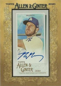 2020 Topps Allen & Ginter - Mini Framed Baseball Autographs #MA-MM Max Muncy Front
