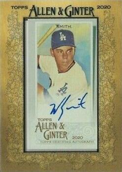 2020 Topps Allen & Ginter - Mini Framed Baseball Autographs #MA-WS Will Smith Front