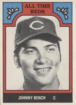 1986 TCMA All-Time Cincinnati Reds - Color #12CR Johnny Bench Front