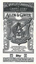 2020 Topps Allen & Ginter - Mini A & G Back #4 Larry Doby Back