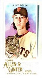 2020 Topps Allen & Ginter - Mini A & G Back #7 Tim Lincecum Front