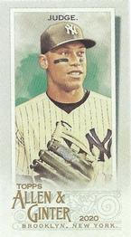 2020 Topps Allen & Ginter - Mini A & G Back #13 Aaron Judge Front