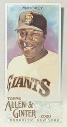 2020 Topps Allen & Ginter - Mini A & G Back #26 Willie McCovey Front