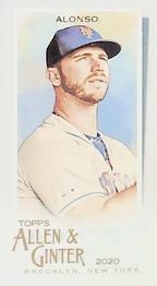 2020 Topps Allen & Ginter - Mini A & G Back #34 Pete Alonso Front