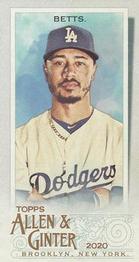 2020 Topps Allen & Ginter - Mini A & G Back #67 Mookie Betts Front