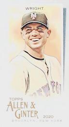 2020 Topps Allen & Ginter - Mini A & G Back #148 David Wright Front