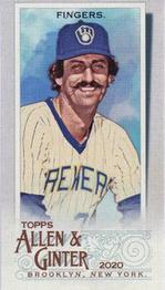 2020 Topps Allen & Ginter - Mini A & G Back #334 Rollie Fingers Front