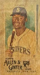 2020 Topps Allen & Ginter - Mini Wood #159 Kyle Lewis Front