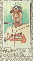 2020 Topps Allen & Ginter - Mini Gold Border #56 Ozzie Albies Front
