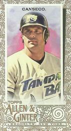 2020 Topps Allen & Ginter - Mini Gold Border #327 Jose Canseco Front