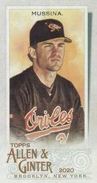 2020 Topps Allen & Ginter - Mini Glossy #37 Mike Mussina Front