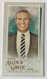 2020 Topps Allen & Ginter - Mini Glossy #242 Andy Cohen Front