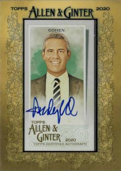 2020 Topps Allen & Ginter - Mini Framed Non-Baseball Autographs #MA-ACO Andy Cohen Front