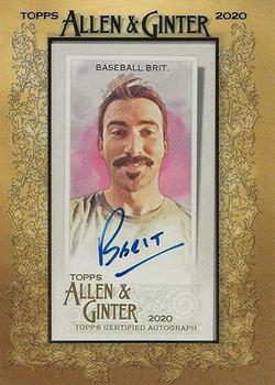 2020 Topps Allen & Ginter - Mini Framed Non-Baseball Autographs #MA-BABR Baseball Brit Front