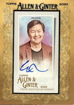 2020 Topps Allen & Ginter - Mini Framed Non-Baseball Autographs #MA-KJ Ken Jeong Front