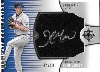 2008 Upper Deck Ultimate Collection - Home Jersey Autographs #UJ-JO John Maine Front