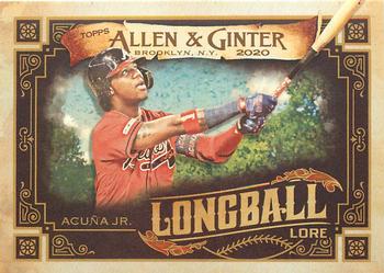 2020 Topps Allen & Ginter - Longball Lore #LL-2 Ronald Acuna Jr. Front