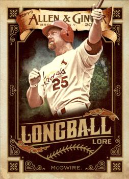 2020 Topps Allen & Ginter - Longball Lore #LL-29 Mark McGwire Front