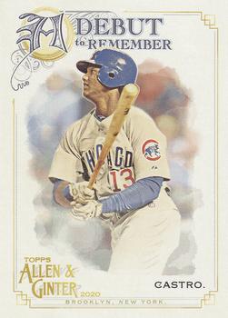 2020 Topps Allen & Ginter - A Debut to Remember #DTR-3 Starlin Castro Front