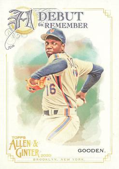2020 Topps Allen & Ginter - A Debut to Remember #DTR-9 Dwight Gooden Front